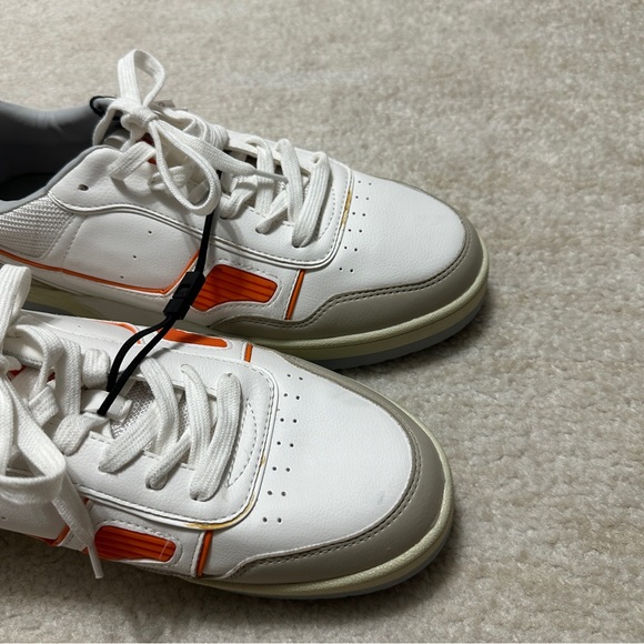 Zara Z2 Trainers Men's 42 US 9 Multicolor Off White Orange New NWT - Picture 4 of 8